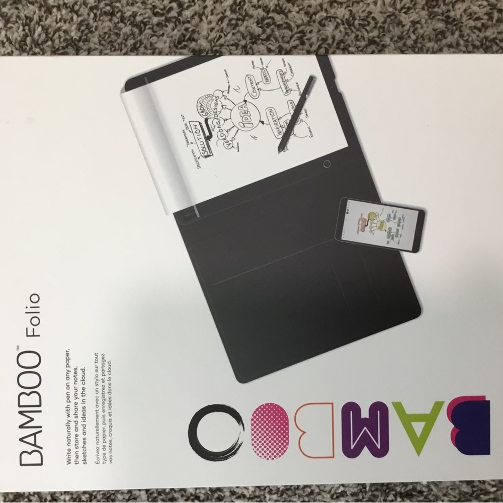 Wacom Bamboo Folio Black Smartpad large